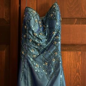 Vintage beaded prom dress